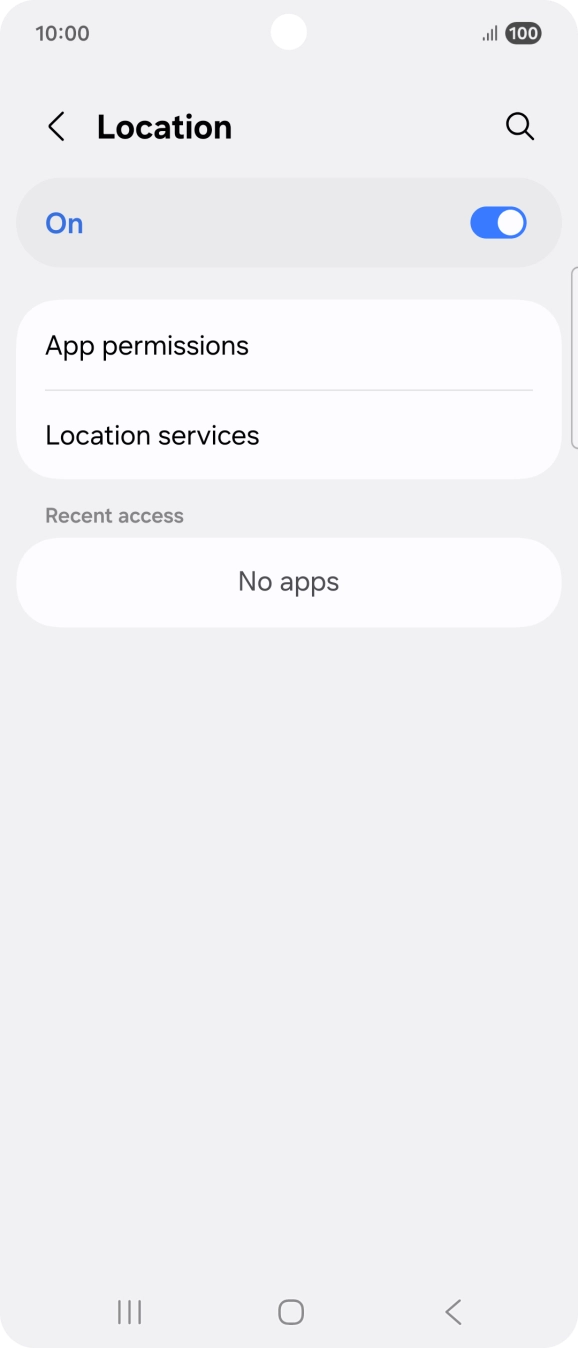 Press App permissions. Press App permissions.