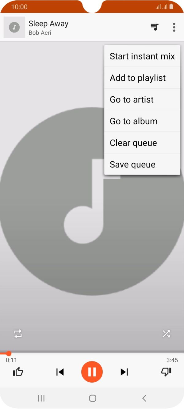 Press Add to playlist.