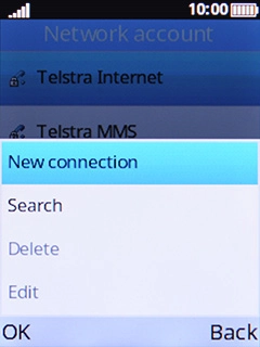Select New connection.