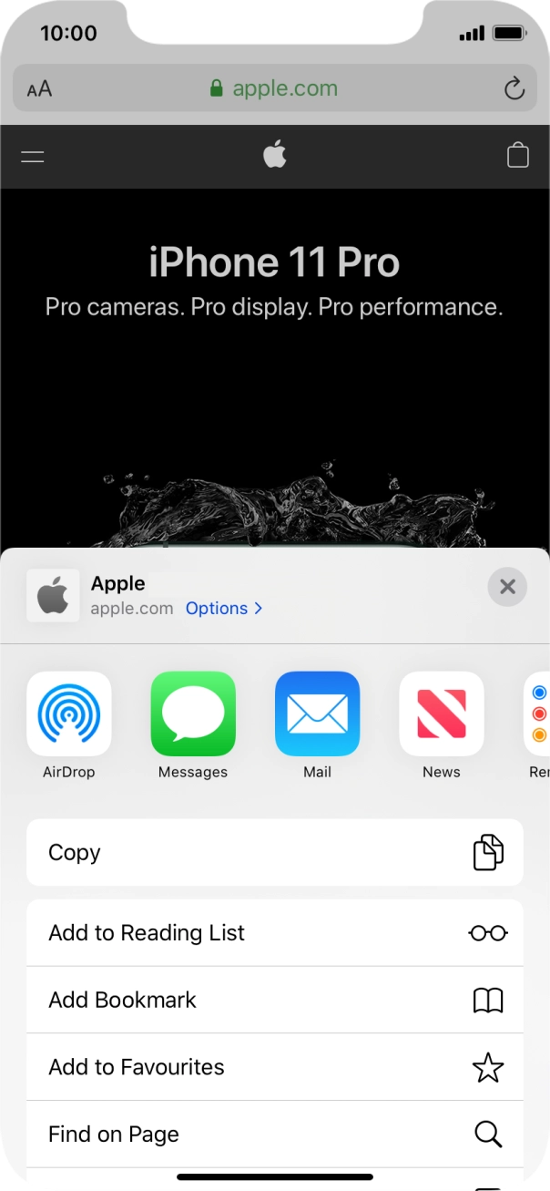 Press Add Bookmark. Press Add Bookmark.
