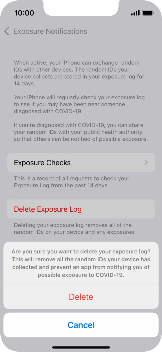 Press Delete. Press Delete.