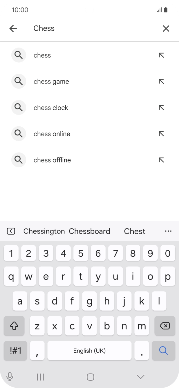 Key in the name or subject of the required app and press the search icon. Key in the name or subject of the required app and press the search icon.