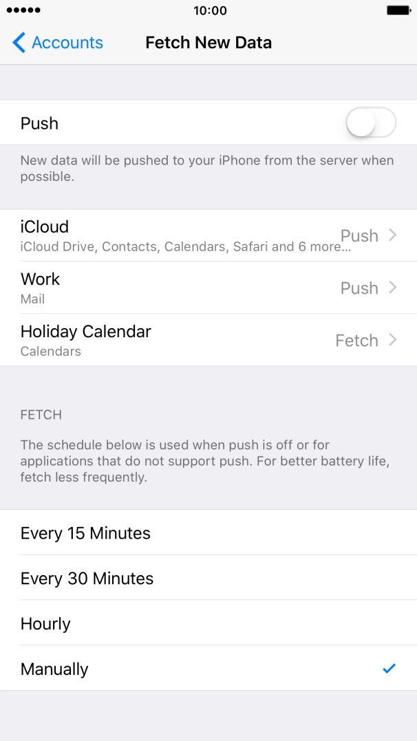 If you turn off the function, press the required setting. If you turn off the function, press the required setting.