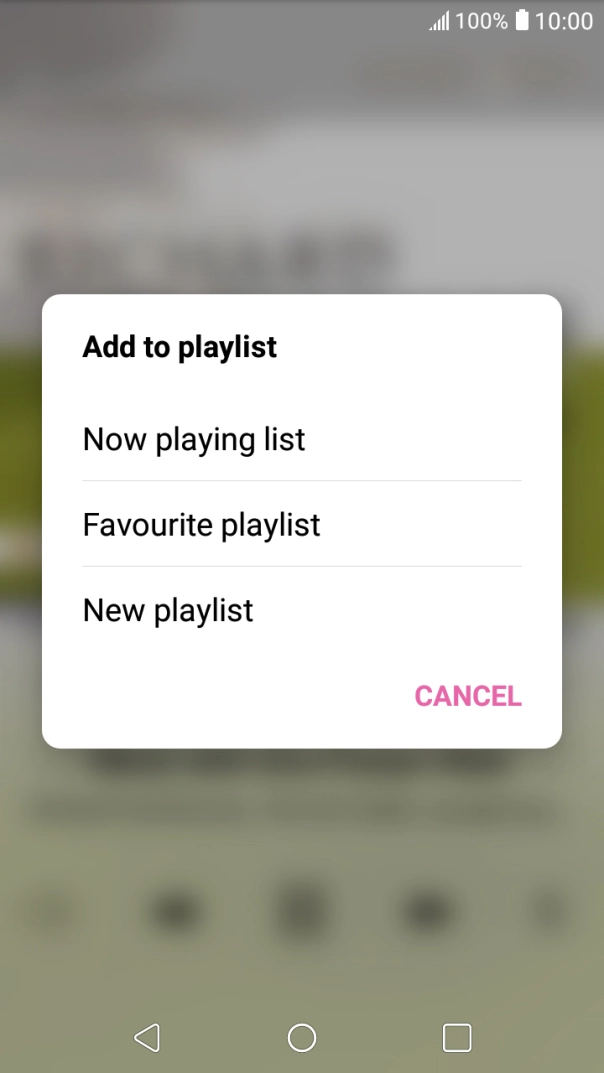 Press New playlist.