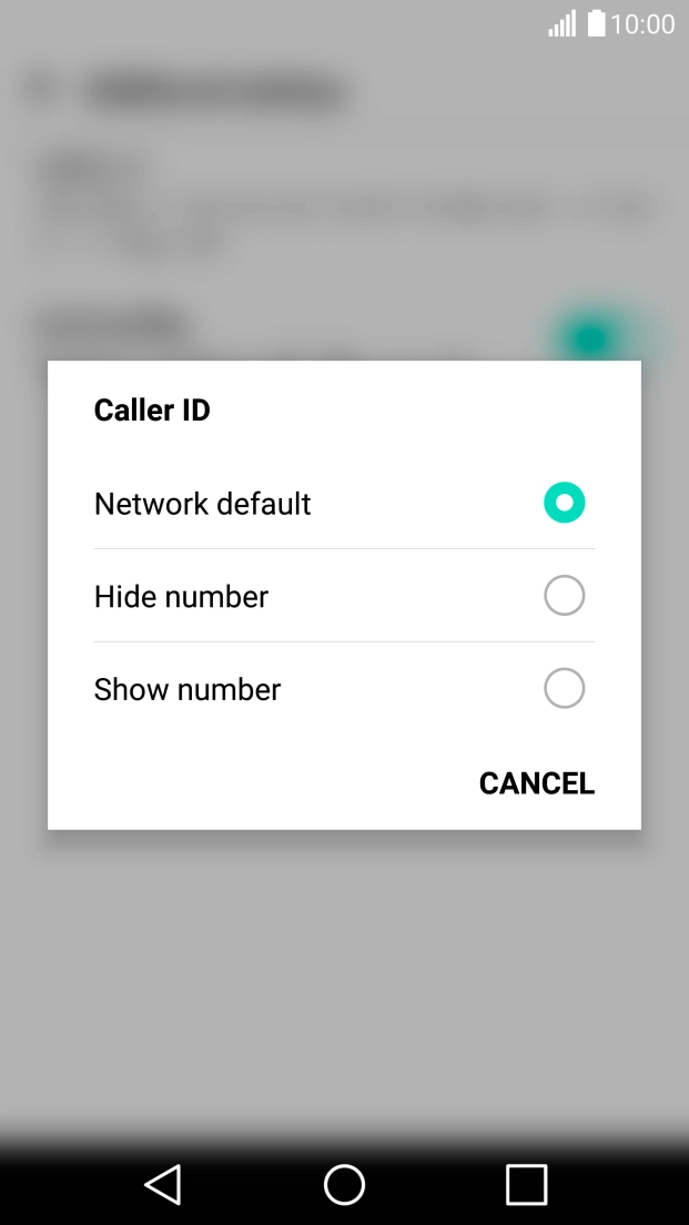 Press Show number to turn on caller identification. Press Show number to turn on caller identification.