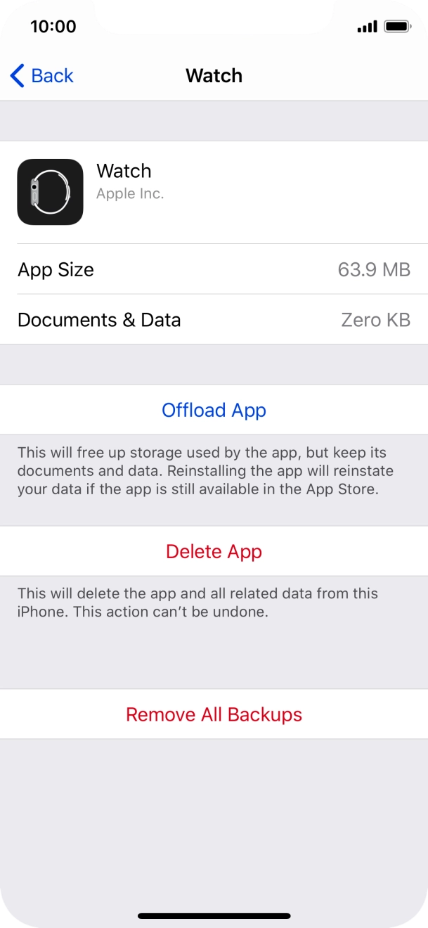Press Offload App.