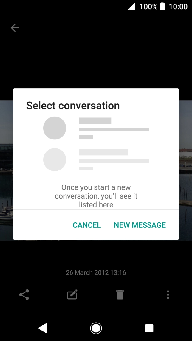 Press NEW MESSAGE.