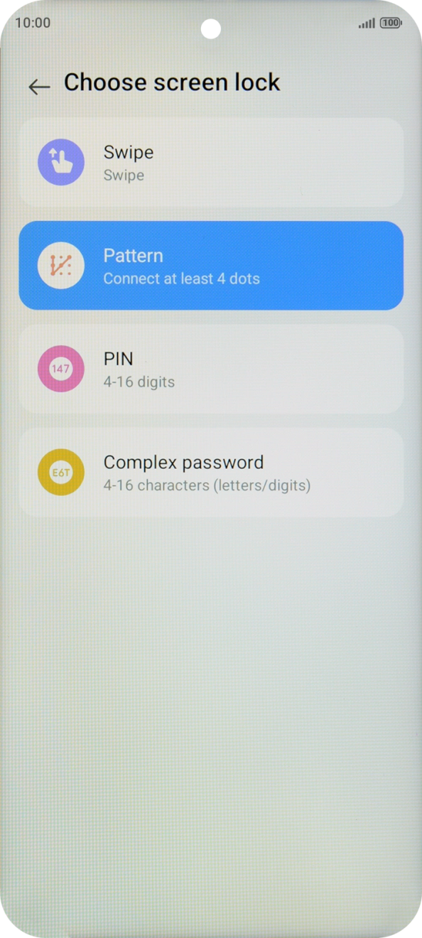 Press Swipe.