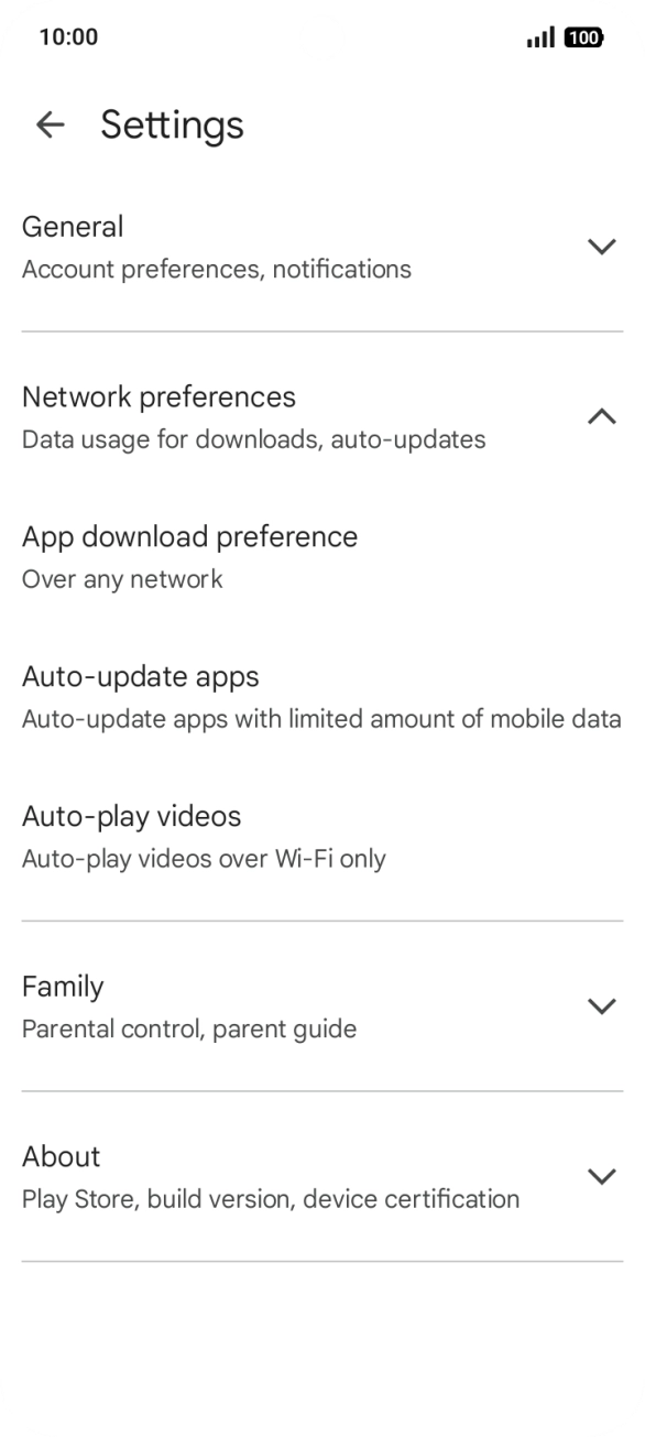 Press Auto-update apps. Press Auto-update apps.