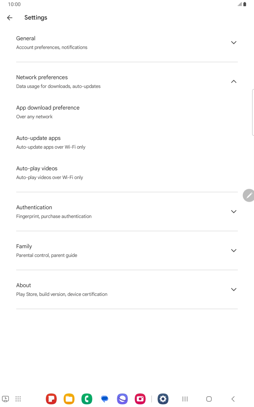 Press Auto-update apps. Press Auto-update apps.