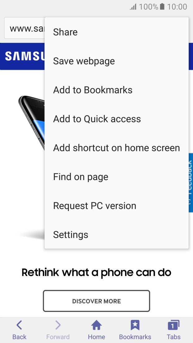 Press Settings. Press Settings.