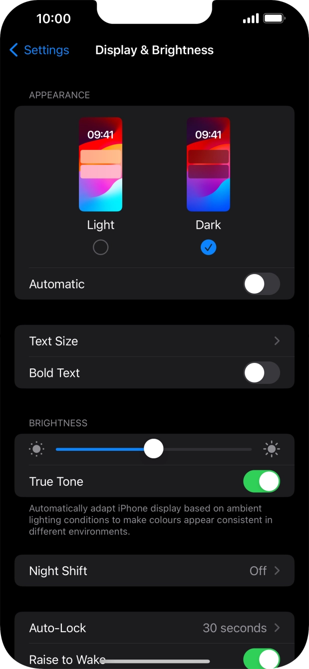 Press the indicator next to Press the indicator next to