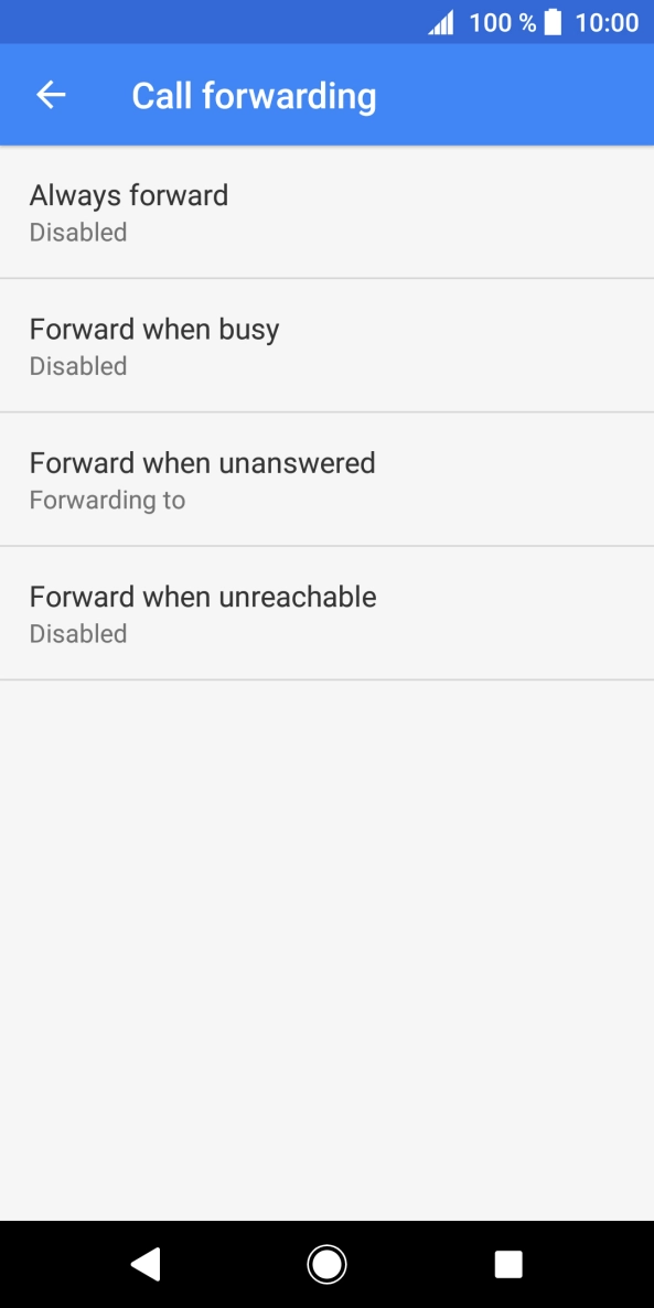 Press the Home key to return to the home screen.