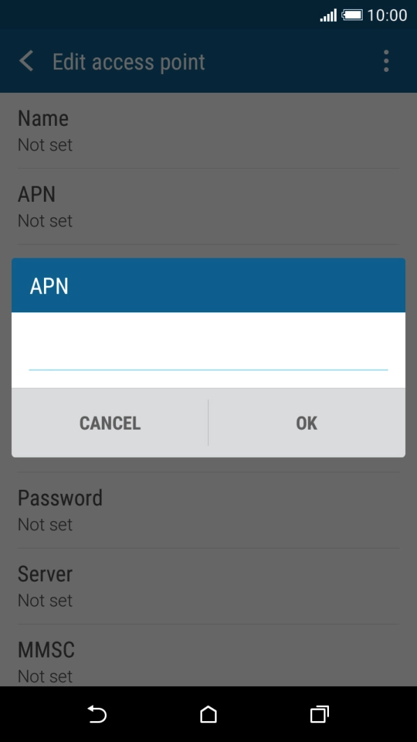 Key in telstra.mms and press OK.