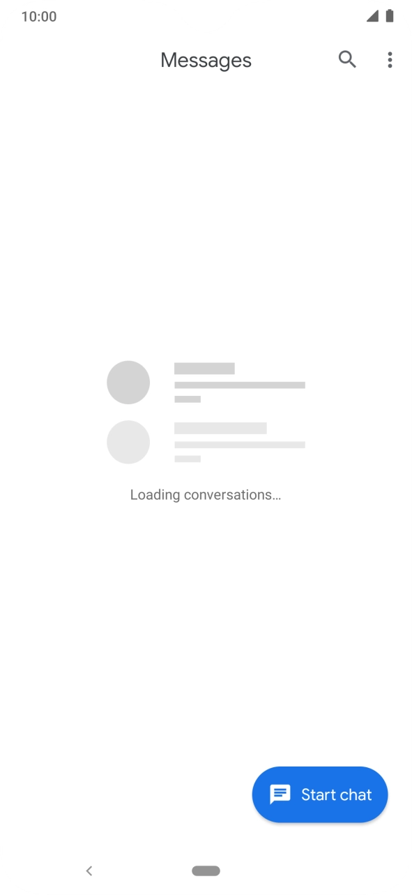 Press Start chat. Press Start chat.