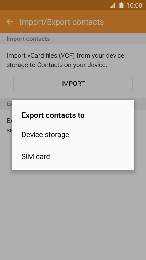 Press SIM card. Press SIM card.