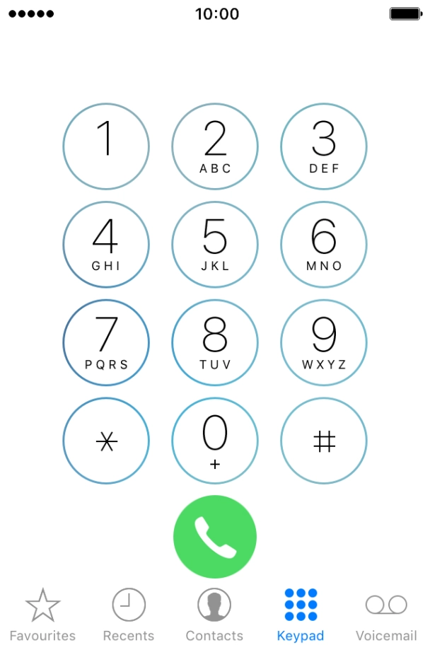 Press Keypad.