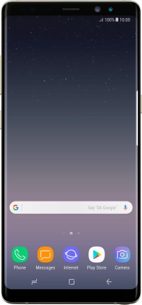 Image 1: Front view of the Samsung Galaxy Note8