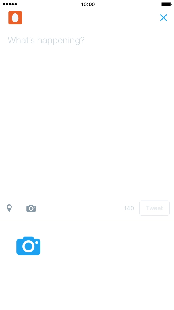 Press the text input field. Press the text input field.