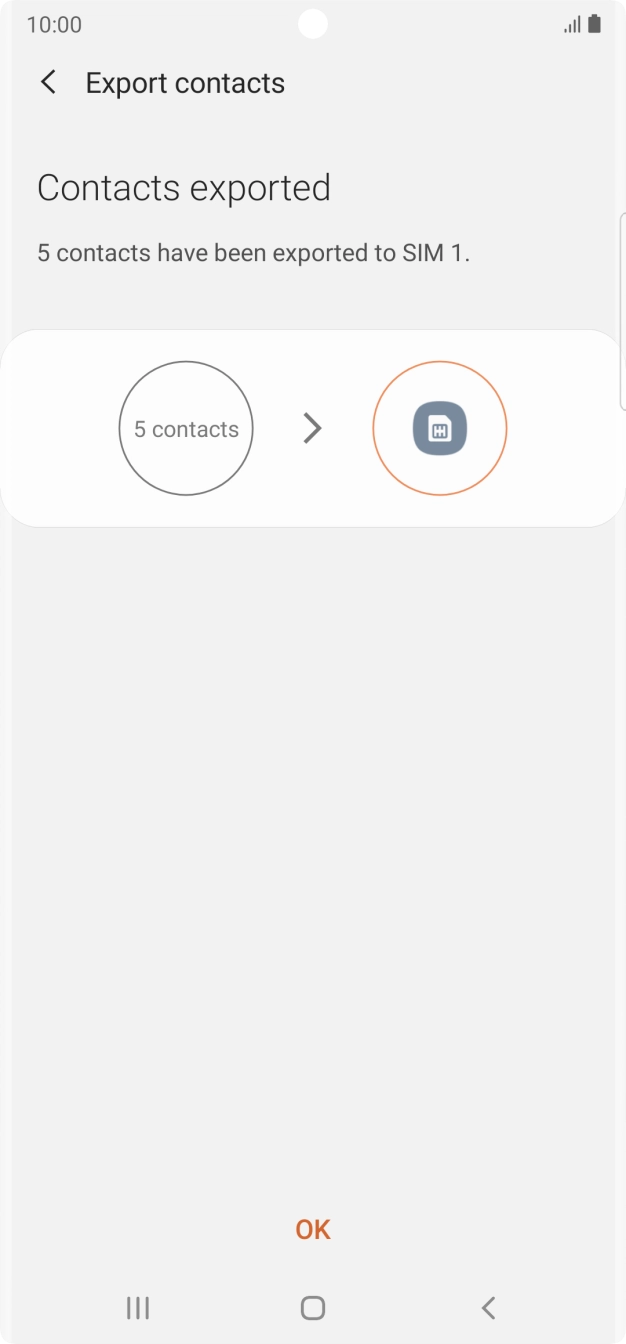 Press OK. Press OK.