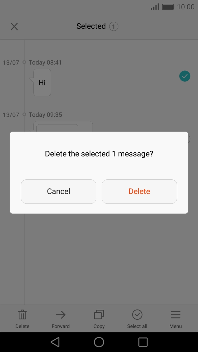 Press Delete.