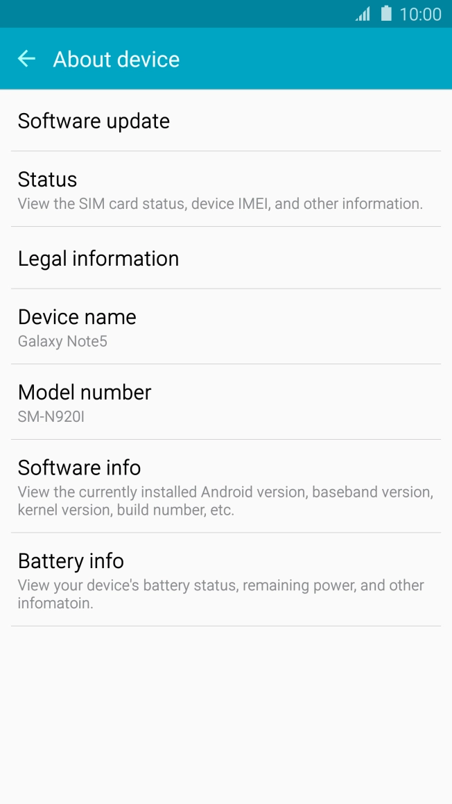 Press Software update. Press Software update.
