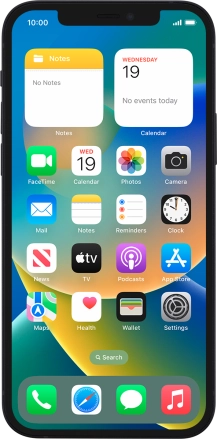 Image 1: Front view of the Apple iPhone 12