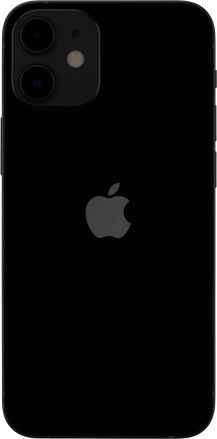 Image 2: Back view of the Apple iPhone 12 mini