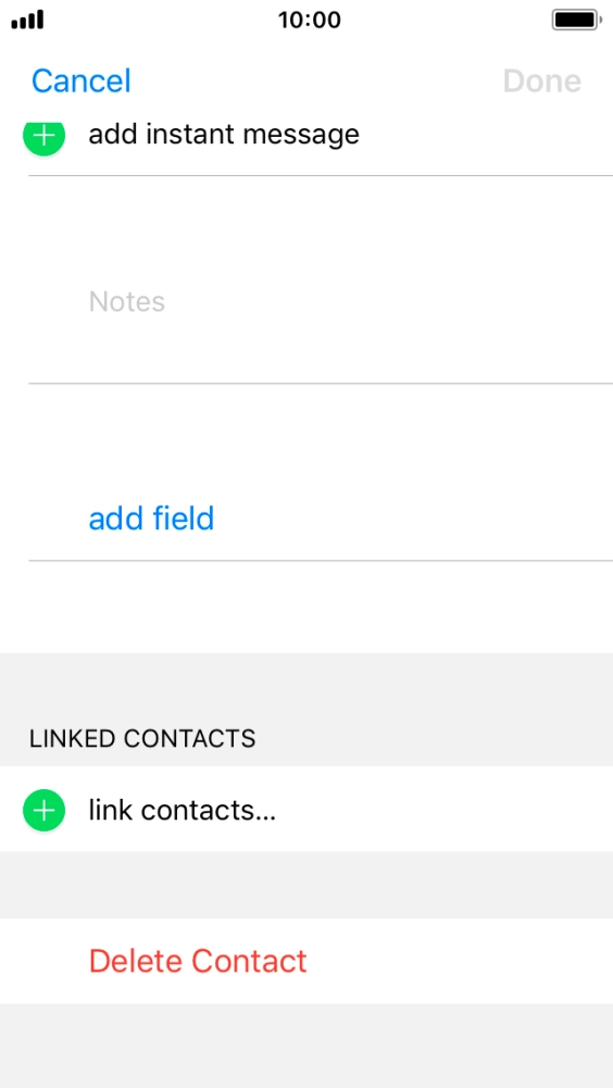 Press link contacts....