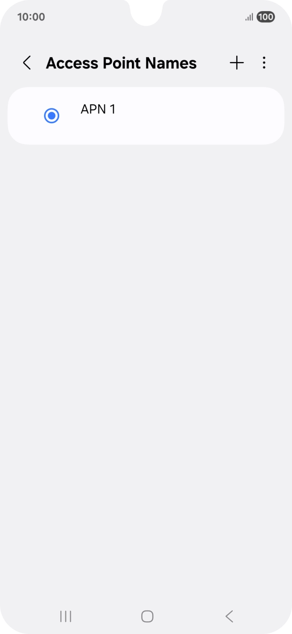 Press the add icon.