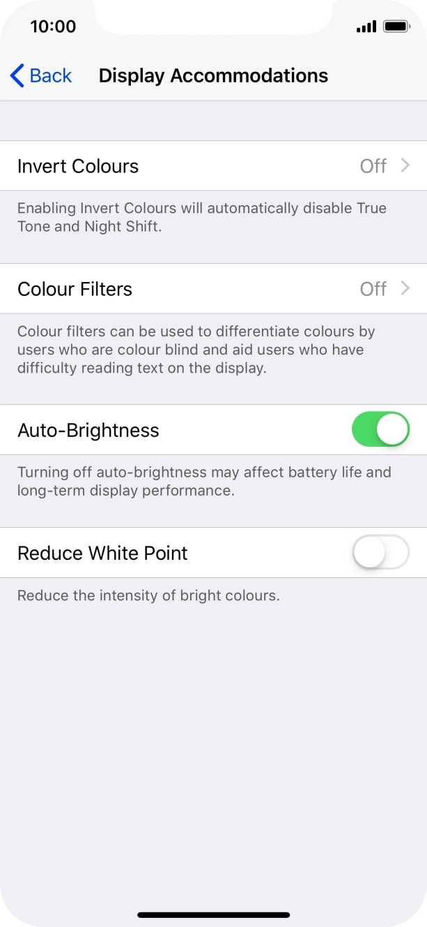 Press the indicator next to Press the indicator next to