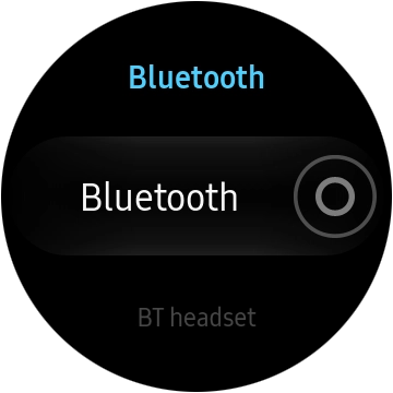 Press Bluetooth to turn on the function.