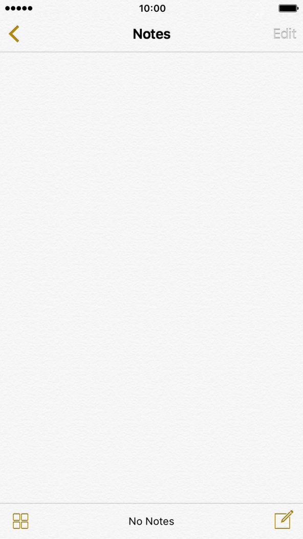Press the new note icon and write the text for your note.