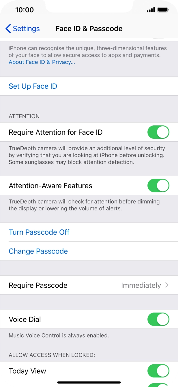 Press Turn Passcode Off and key in the phone lock code. Press Turn Passcode Off and key in the phone lock code.