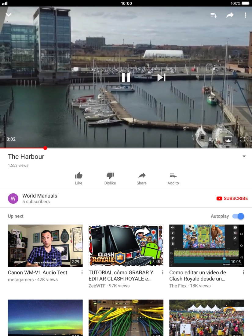 Press the add icon. Press the add icon.