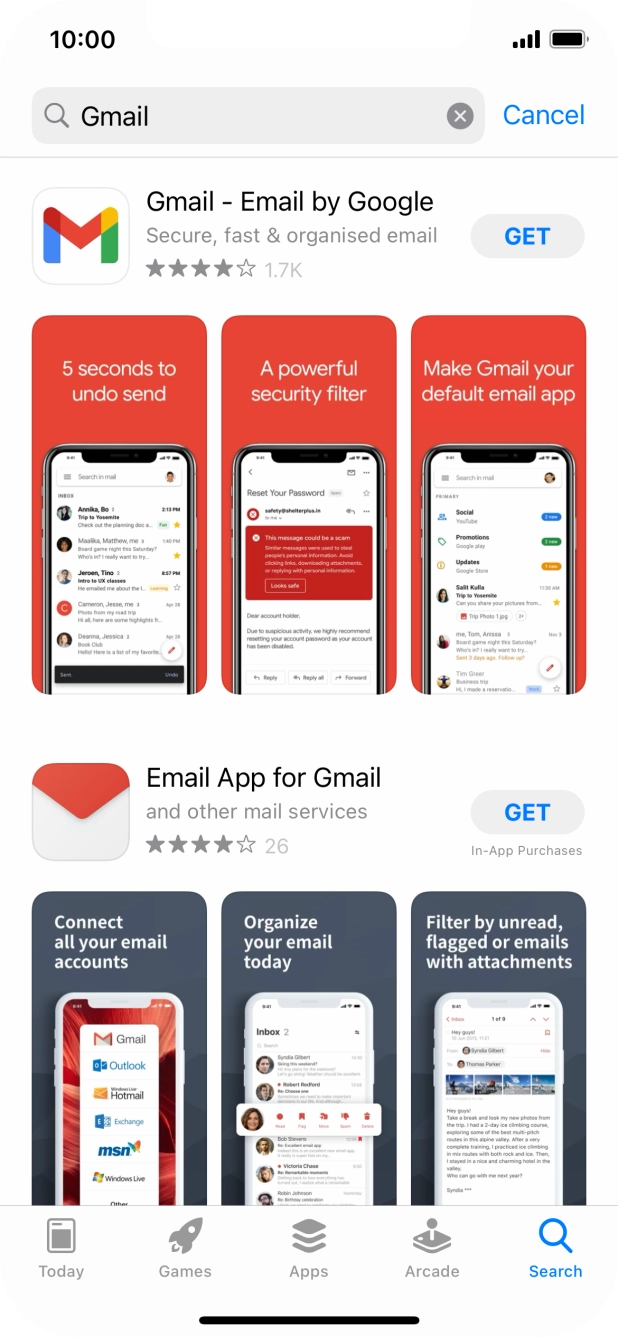 Press Gmail.