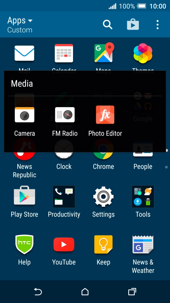Press FM Radio.