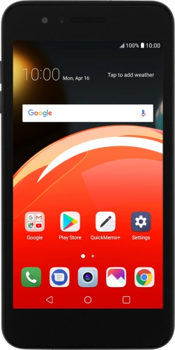 Image 1: LG K9 in Black Large product image