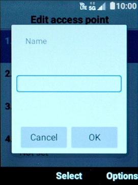 Key in Telstra Internet and select OK.