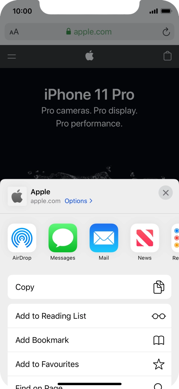 Press Add Bookmark. Press Add Bookmark.