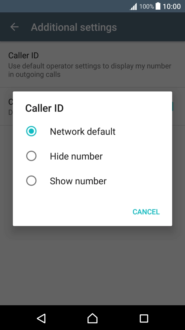 Press Show number to turn on caller identification. Press Show number to turn on caller identification.