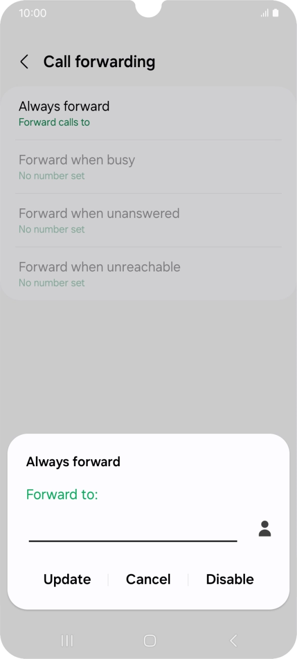 Press Disable.
