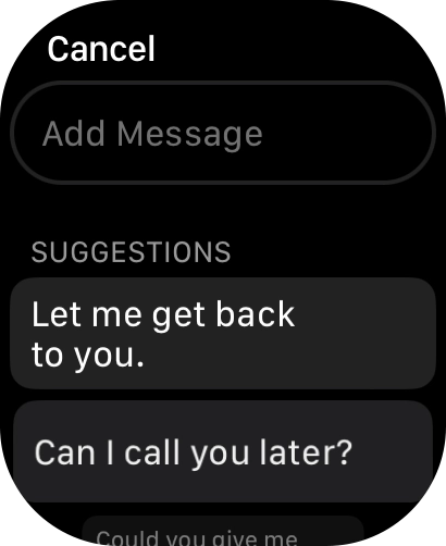 Press Add Message.