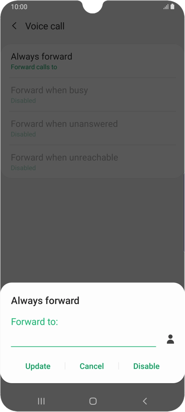Press Disable.
