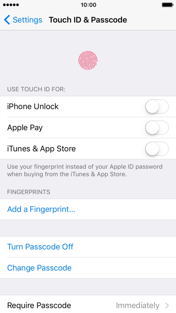 Press Turn Passcode Off and key in the phone lock code. Press Turn Passcode Off and key in the phone lock code.