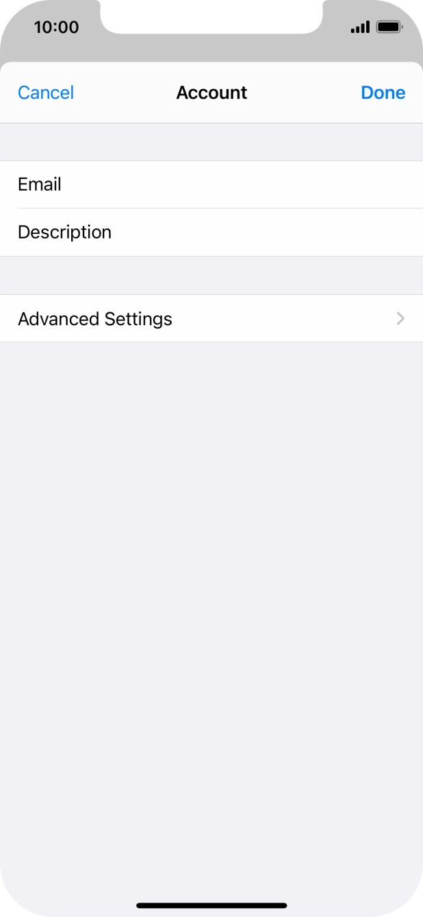 Press Advanced Settings. Press Advanced Settings.