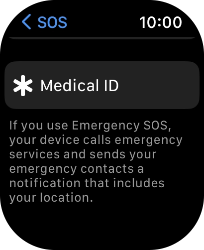 Press Medical ID.