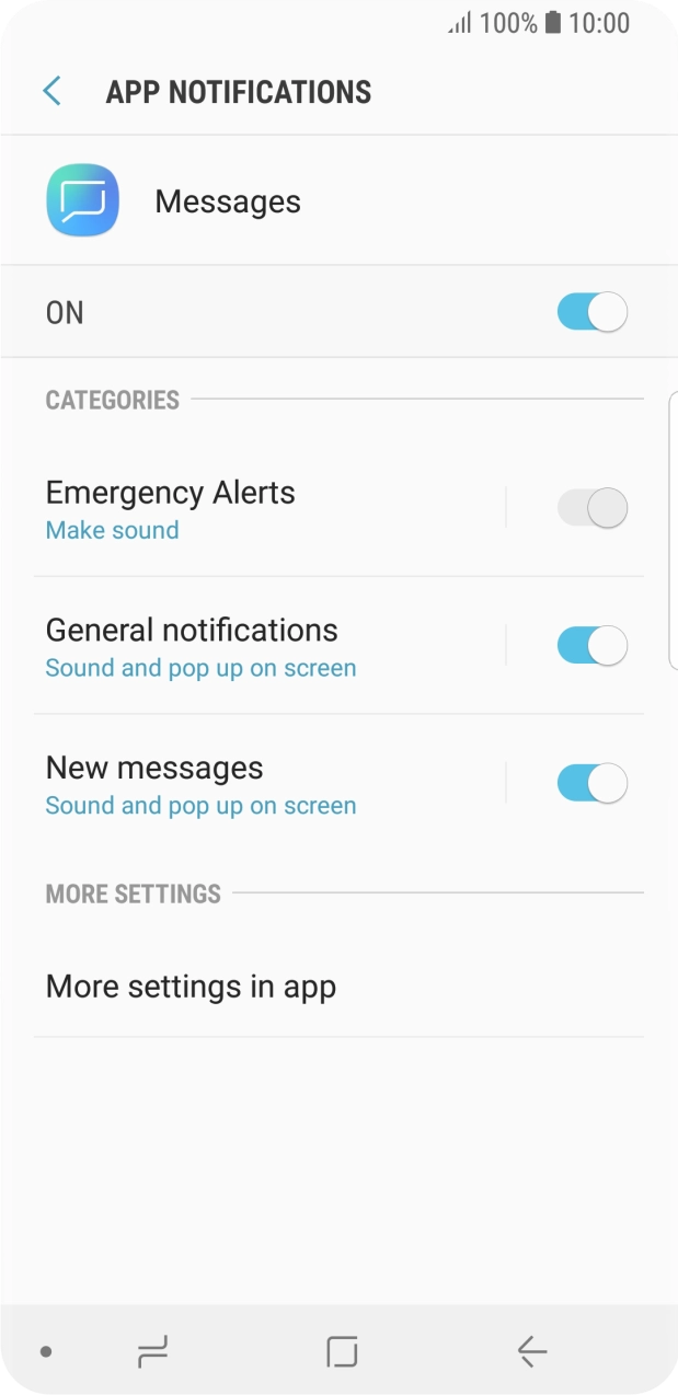 Press New messages.