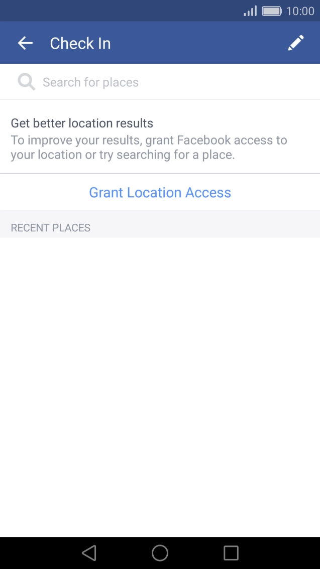 Press the search field and key in the required search word.