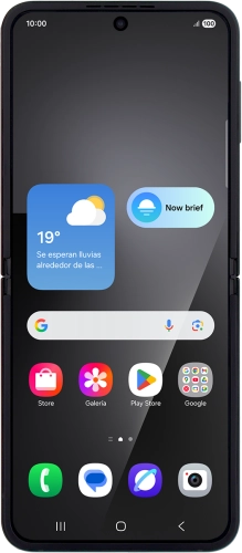 Imagen 1: Vista frontal del Samsung Galaxy Z Flip7 FE - Black